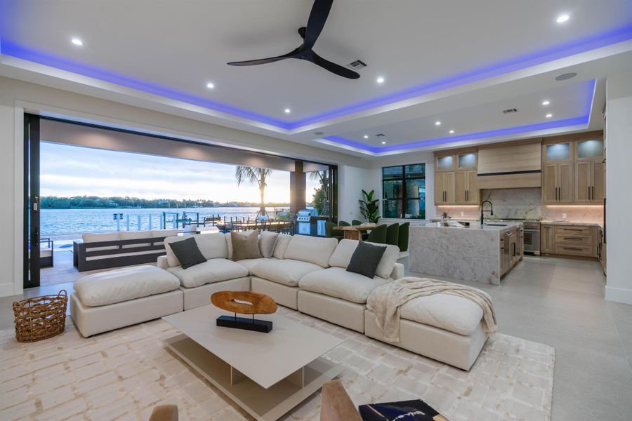 Furnished interior view inside a new home in , Lantana (Image 16).