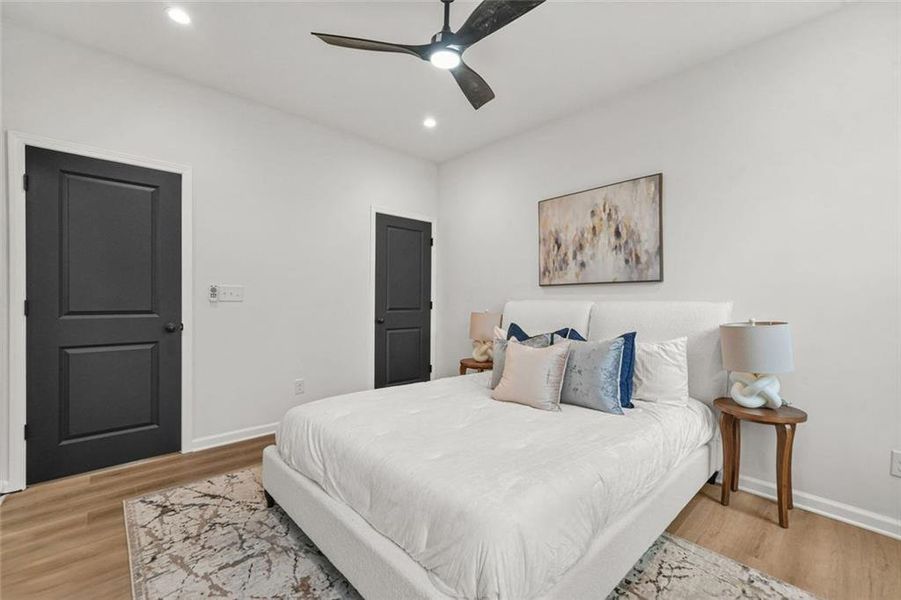 Furnished interior view inside a new home in , Atlanta (Image 9).
