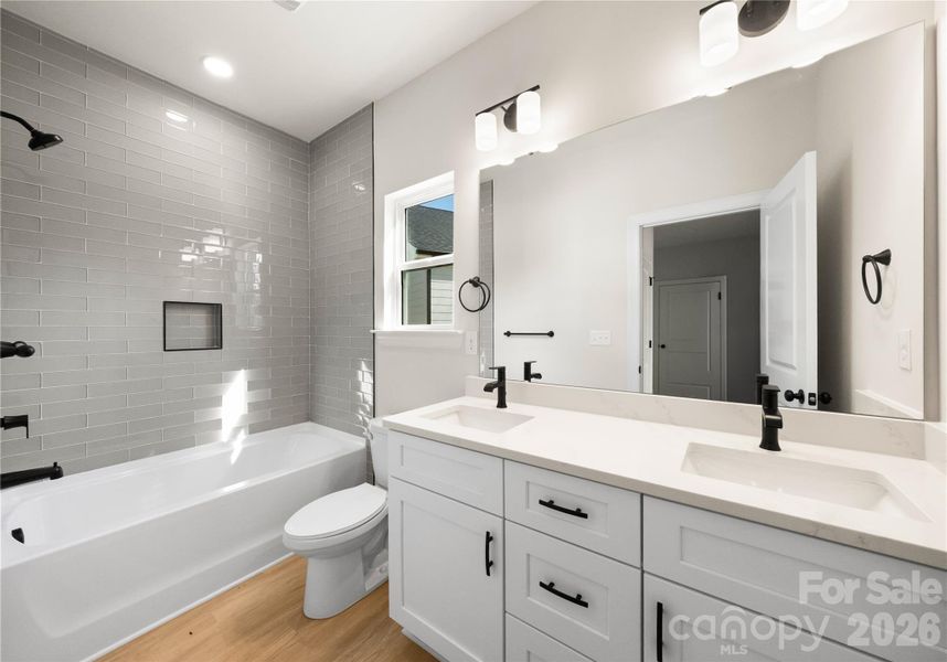 Furnished interior view inside a new home in , Charlotte (Image 31).