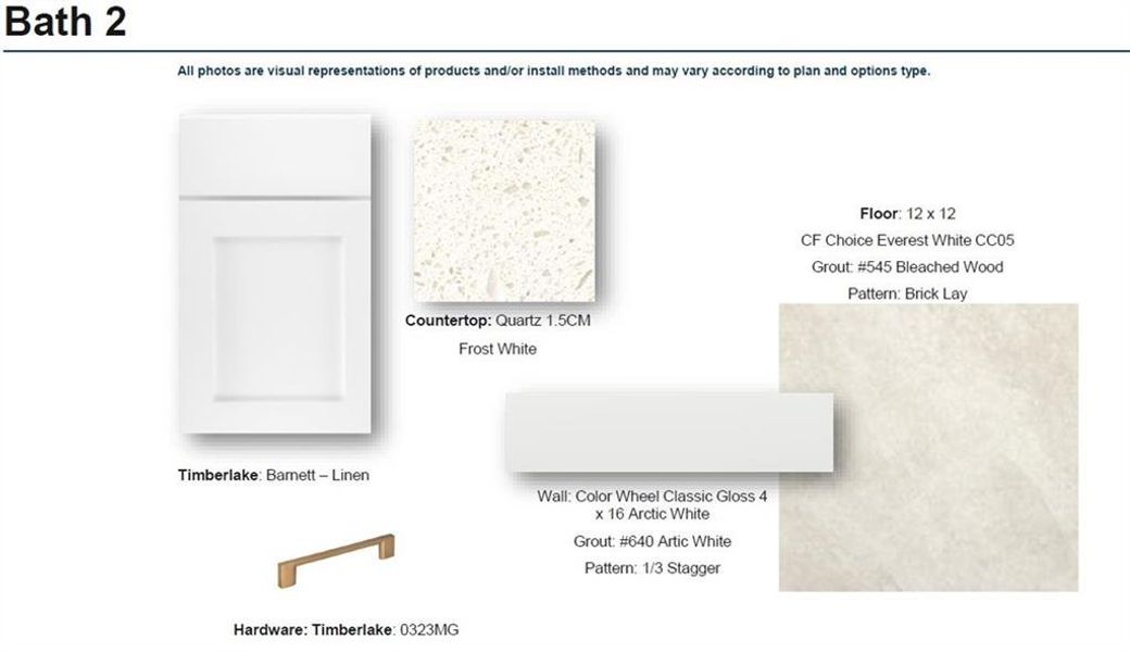 Sample of building materials used in homes in Palisades Single Family, Cumming (Image 19). Sample of building materials used in homes in Palisades Single Family, Cumming (Image 19).