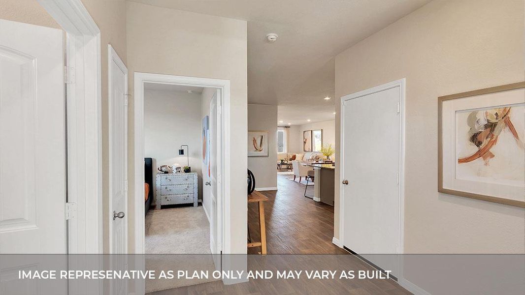 Furnished interior view inside a new home in Prairie Lakes, Buda (Image 15). Furnished interior view inside a new home in Prairie Lakes, Buda (Image 15).