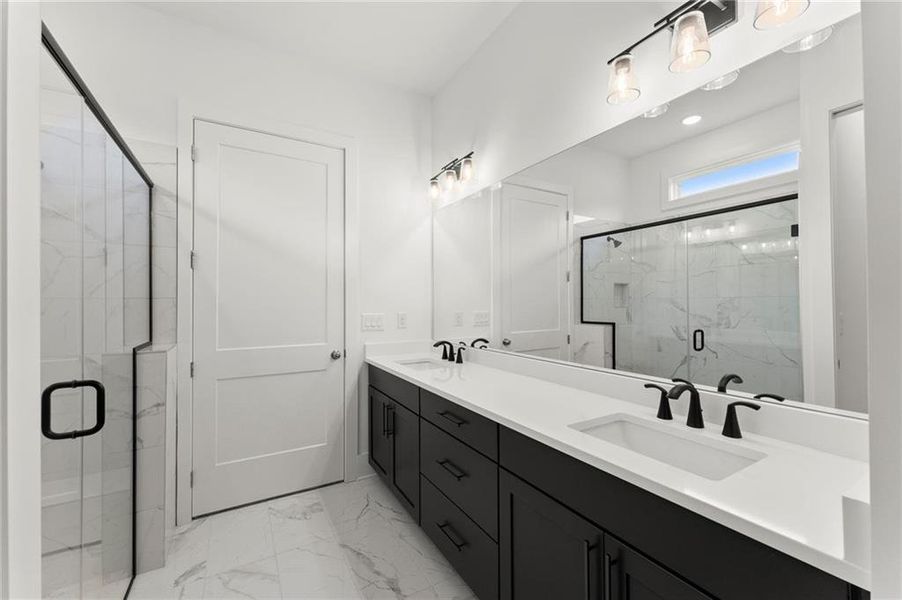 Furnished interior view inside a new home in Hillgrove Preserve, Powder Springs (Image 13).