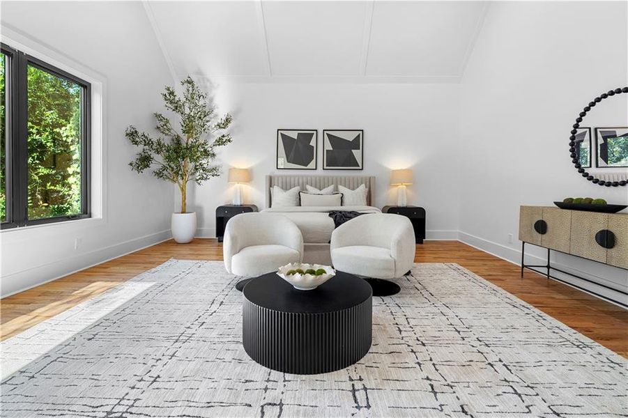 Furnished interior view inside a new home in , Atlanta (Image 43).