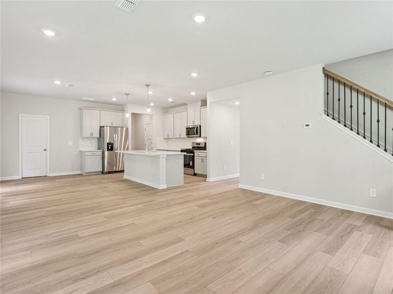 Spacious, unfurnished interior of a new home in Preserve at Mountain Creek, Pendergrass (Image 12).