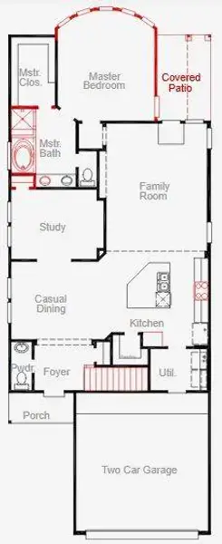 2D floor plan layout of this home in Two Step Farm, Montgomery, TX (Image 3). 2D floor plan layout of this home in Two Step Farm, Montgomery, TX (Image 3).