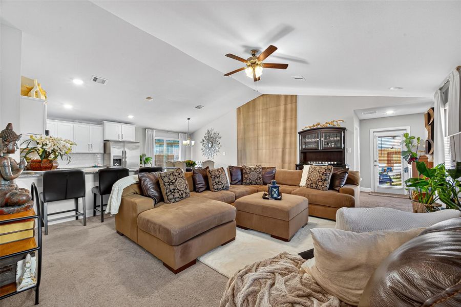 Furnished interior view inside a new home in Sunterra, Katy (Image 9).