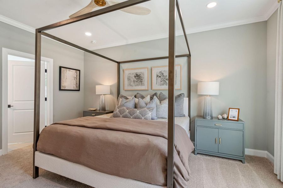 Furnished interior view inside a new home in Sweetgrass Station, Summerville (Image 45). Furnished interior view inside a new home in Sweetgrass Station, Summerville (Image 45).