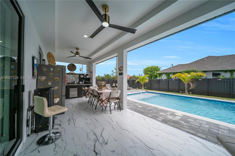 Exterior details and patio area of a home in , Cape Coral (Image 4).
