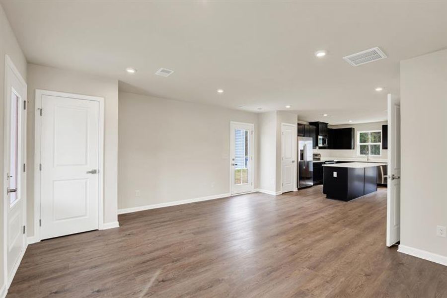 Spacious, unfurnished interior of a new home in Royal Oaks Cottages, Hardeeville (Image 13). Spacious, unfurnished interior of a new home in Royal Oaks Cottages, Hardeeville (Image 13).