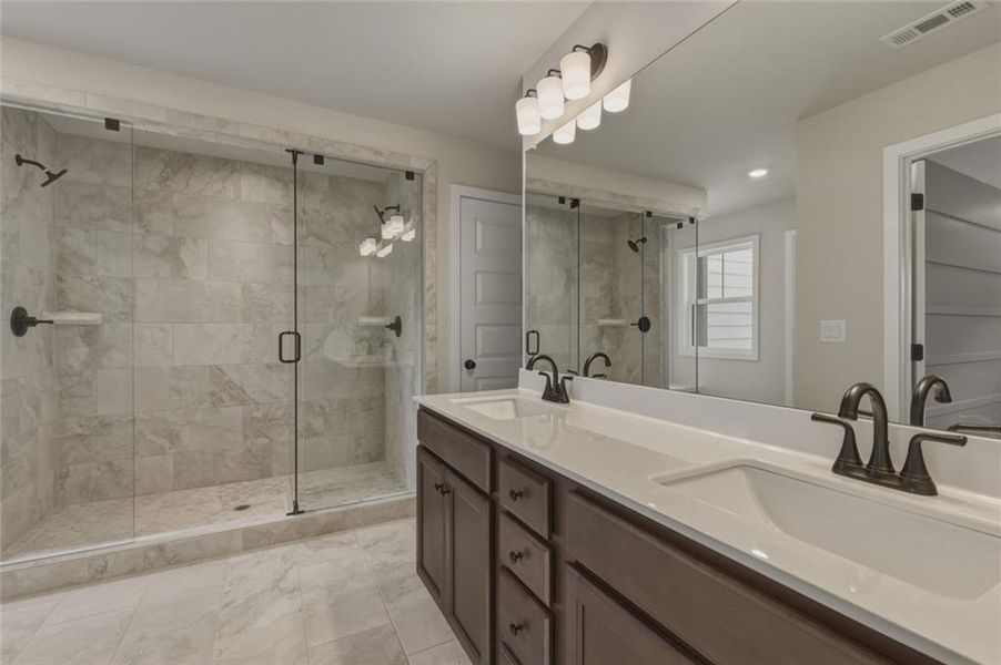 Furnished interior view inside a new home in Millstone at Mundy Mill, Gainesville (Image 9).