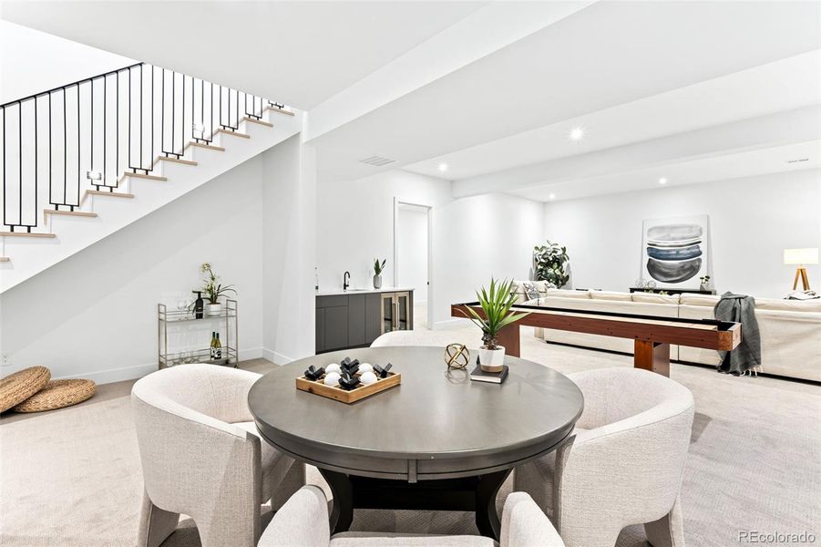 Furnished interior view inside a new home in , Denver (Image 40).