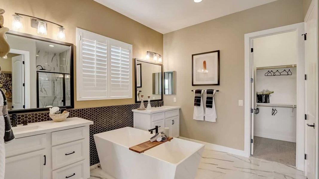 Furnished interior view inside a new home in Sycamore Farms, Surprise (Image 8). Furnished interior view inside a new home in Sycamore Farms, Surprise (Image 8).