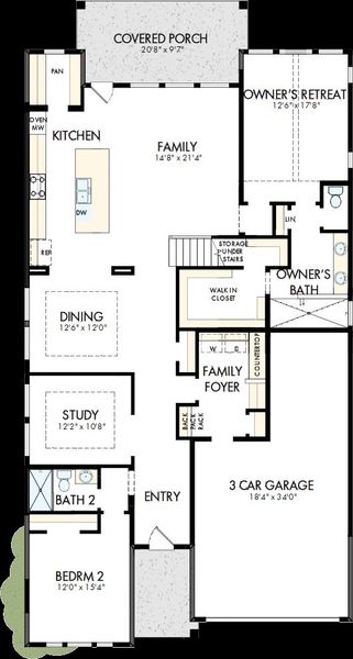 2D floor plan layout of this home in Ridgeline, McKinney, TX (Image 2). 2D floor plan layout of this home in Ridgeline, McKinney, TX (Image 2).