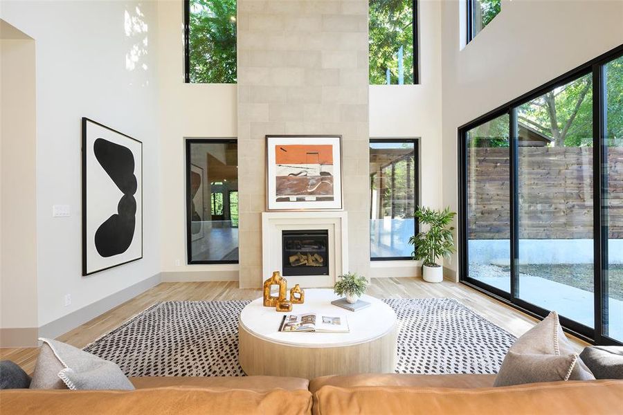 Furnished interior view inside a new home in , Dallas (Image 9). Furnished interior view inside a new home in , Dallas (Image 9).