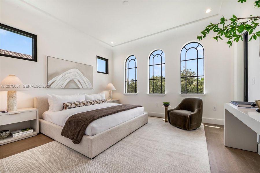 Furnished interior view inside a new home in , Coral Gables (Image 14).