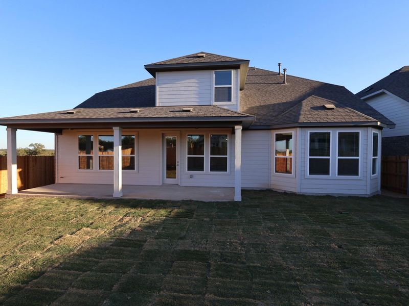 Exterior details and patio area of a home in Edgewood, Leander (Image 15). Exterior details and patio area of a home in Edgewood, Leander (Image 15).