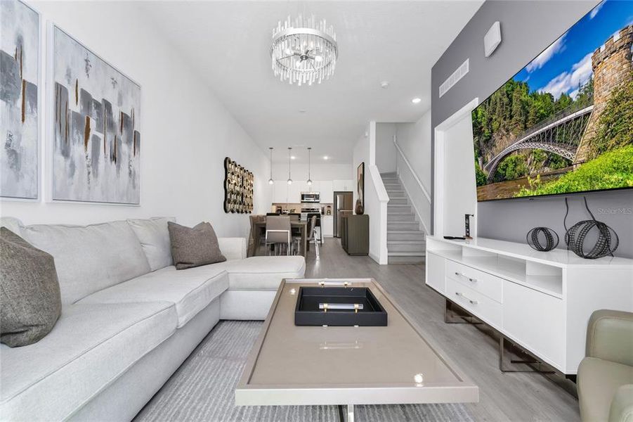Furnished interior view inside a new home in , Davenport (Image 20).