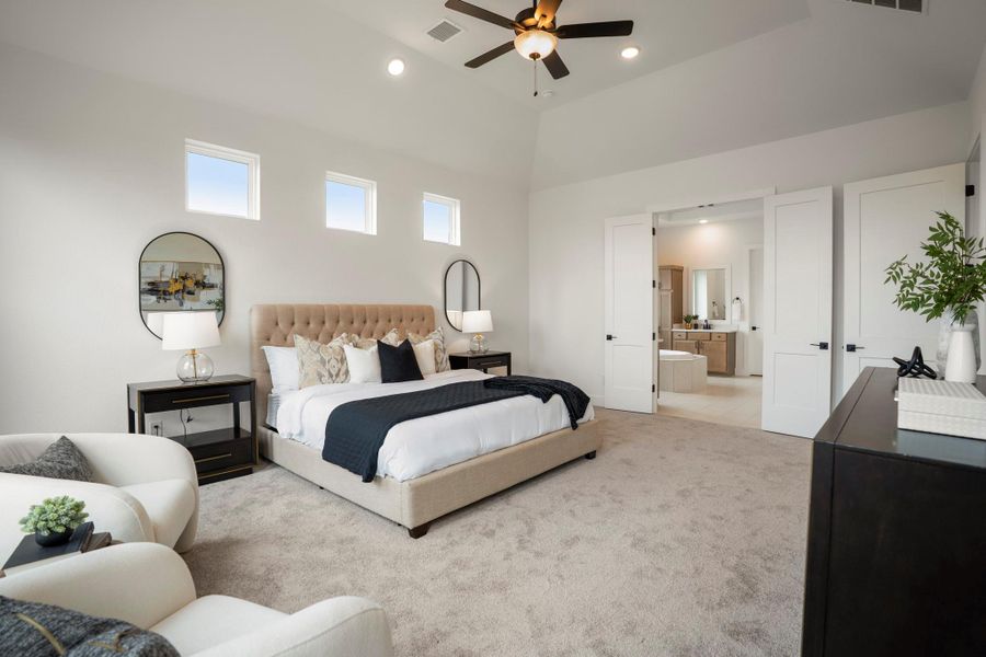Furnished interior view inside a new home in Magnolia Bend, Rosharon (Image 15).
