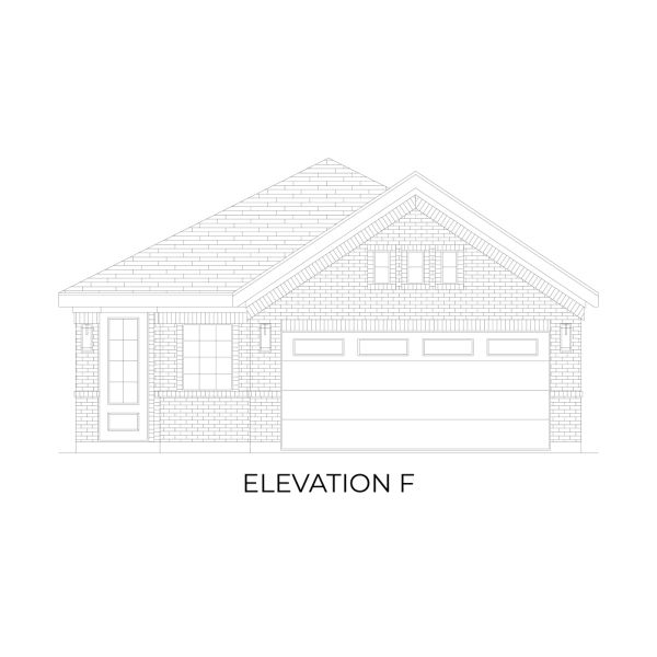 Representative rendering of the exterior for the Hamilton FS by First Texas Homes (Image 8).