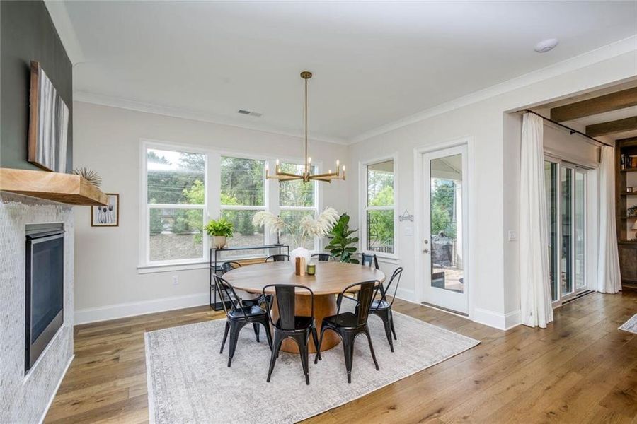 Furnished interior view inside a new home in , Marietta (Image 30). Furnished interior view inside a new home in , Marietta (Image 30).