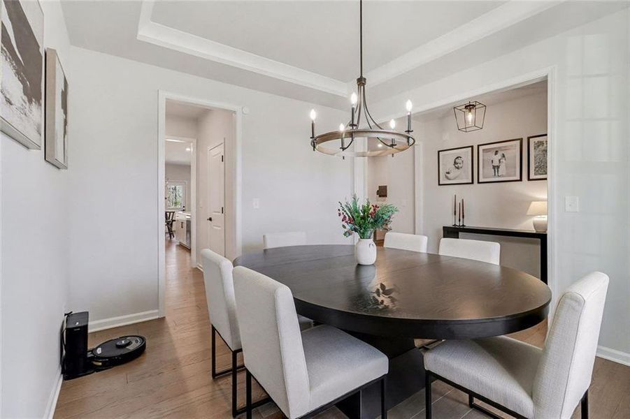Furnished interior view inside a new home in Pinebrook at Hamilton Mill, Auburn (Image 33). Furnished interior view inside a new home in Pinebrook at Hamilton Mill, Auburn (Image 33).