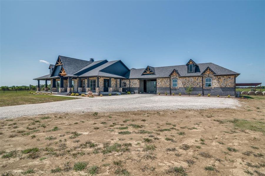 Front exterior of a new home in , Wills Point, TX, highlighting curb appeal (Image 21). Front exterior of a new home in , Wills Point, TX, highlighting curb appeal (Image 21).