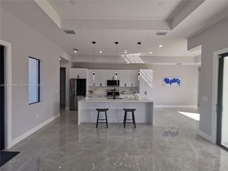 Furnished interior view inside a new home in , Cape Coral (Image 8).