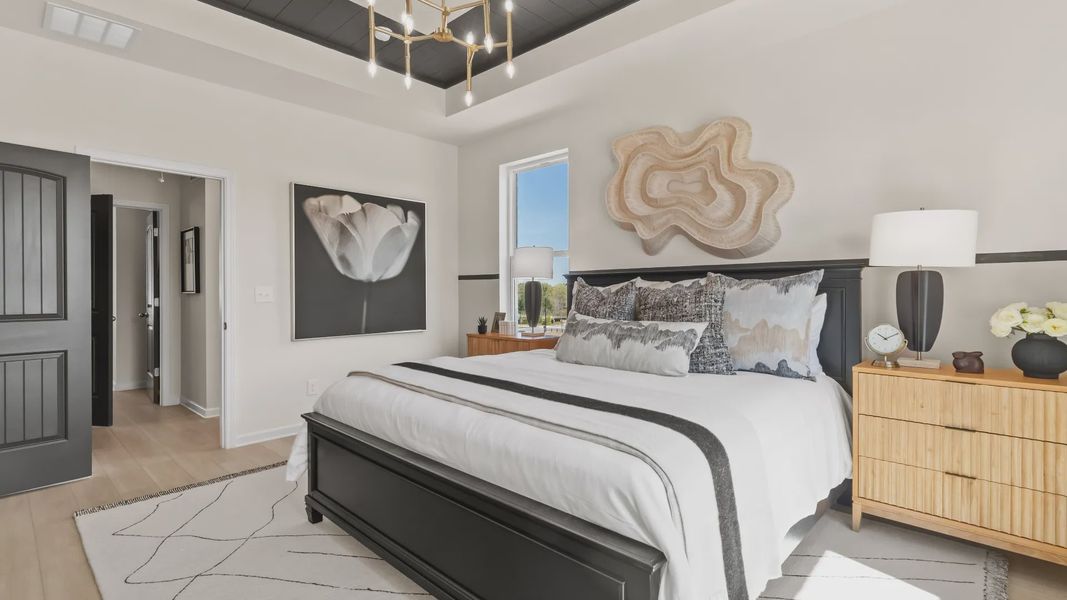 Furnished interior view inside a new home in Silverock, McDonough (Image 27).