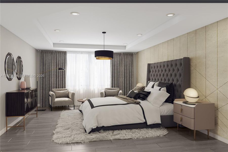 Furnished interior view inside a new home in Parkland Royale, Parkland (Image 4).