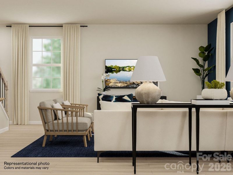 Furnished interior view inside a new home in Shannon Woods, Maiden (Image 21).