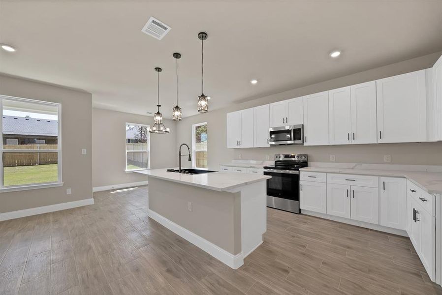 Furnished interior view inside a new home in , Granbury (Image 5).