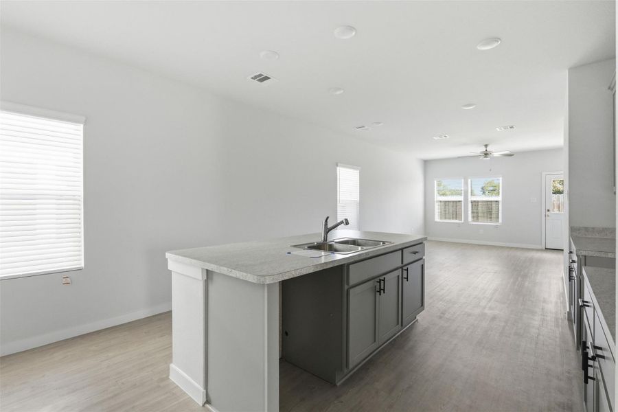 Furnished interior view inside a new home in Barrett Crossing, Crosby (Image 7).