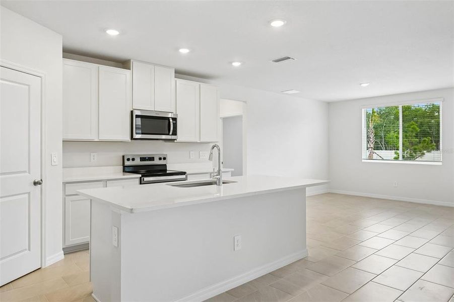 Furnished interior view inside a new home in Pine Ridge Meadows, Hudson (Image 10).