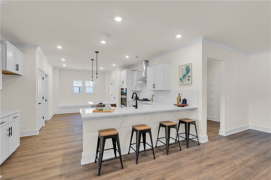 Furnished interior view inside a new home in Edwards Ridge, Central (Image 10).