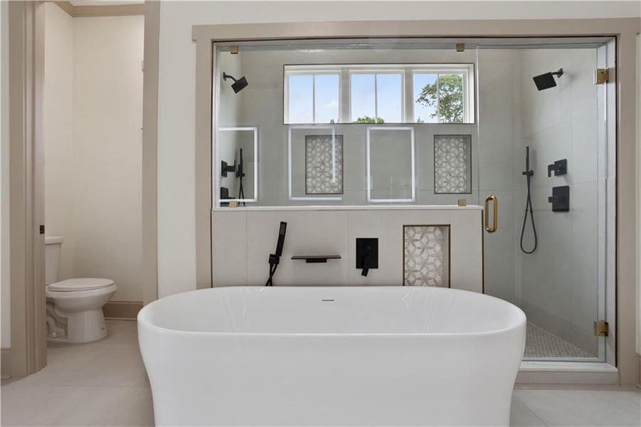 Furnished interior view inside a new home in , Dacula (Image 43).