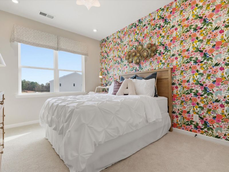 Furnished interior view inside a new home in Ellis Townes, Charlotte (Image 22).