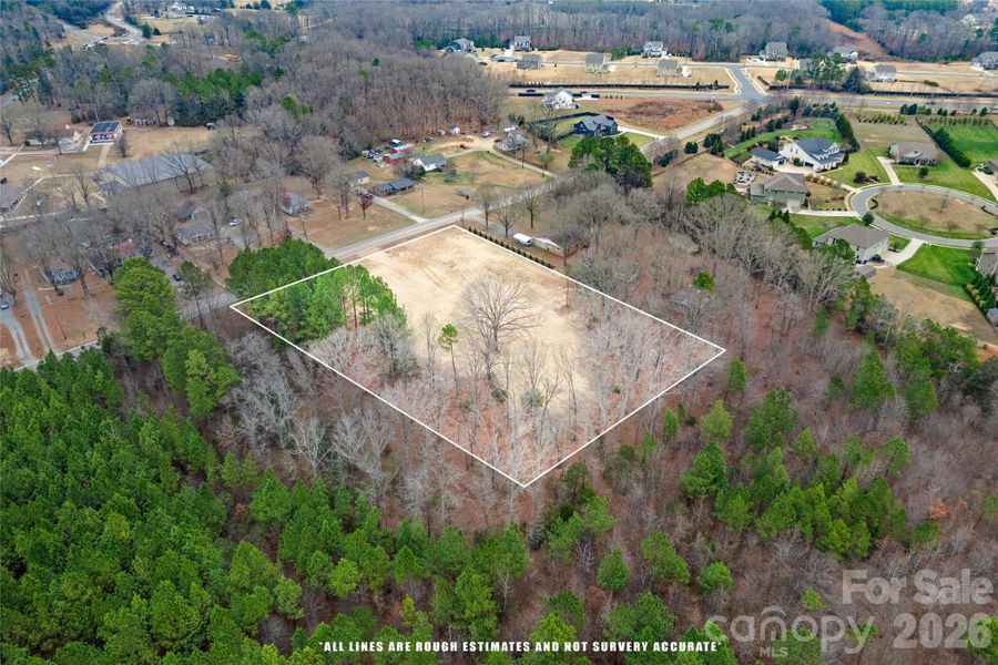 Site preparation for new homesites in , Weddington (Image 6).