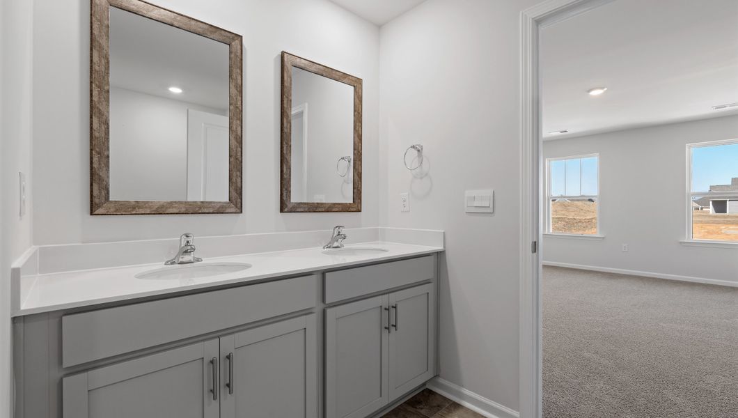 Furnished interior view inside a new home in Spring Ridge, Anderson (Image 15).