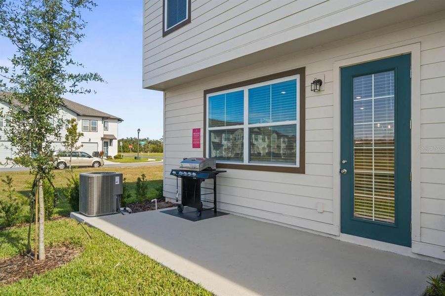 Exterior details and patio area of a home in , Davenport (Image 2). Exterior details and patio area of a home in , Davenport (Image 2).