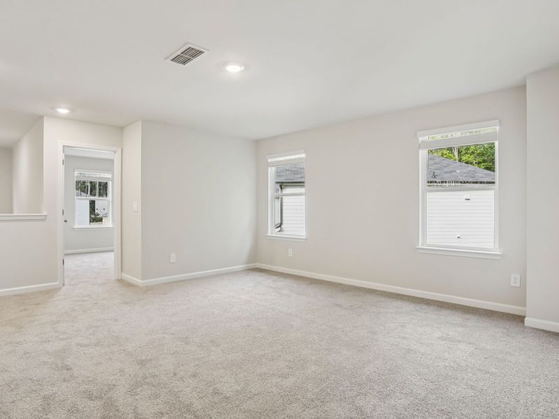 The Johnson Basement floorplan with the Lush White interior package.