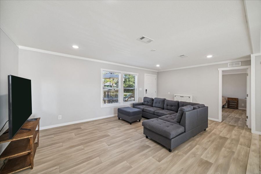 Furnished interior view inside a new home in , Porter (Image 1).