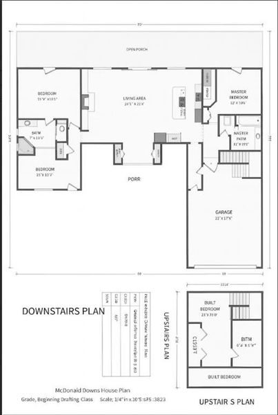 2D floor plan layout of this home in , Graham, TX (Image 3).