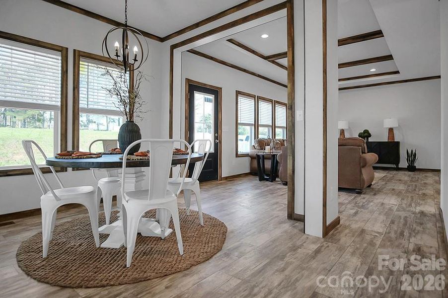 Furnished interior view inside a new home in , Shelby (Image 35).