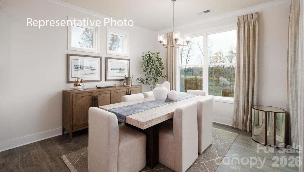 Furnished interior view inside a new home in Westport, York (Image 6).
