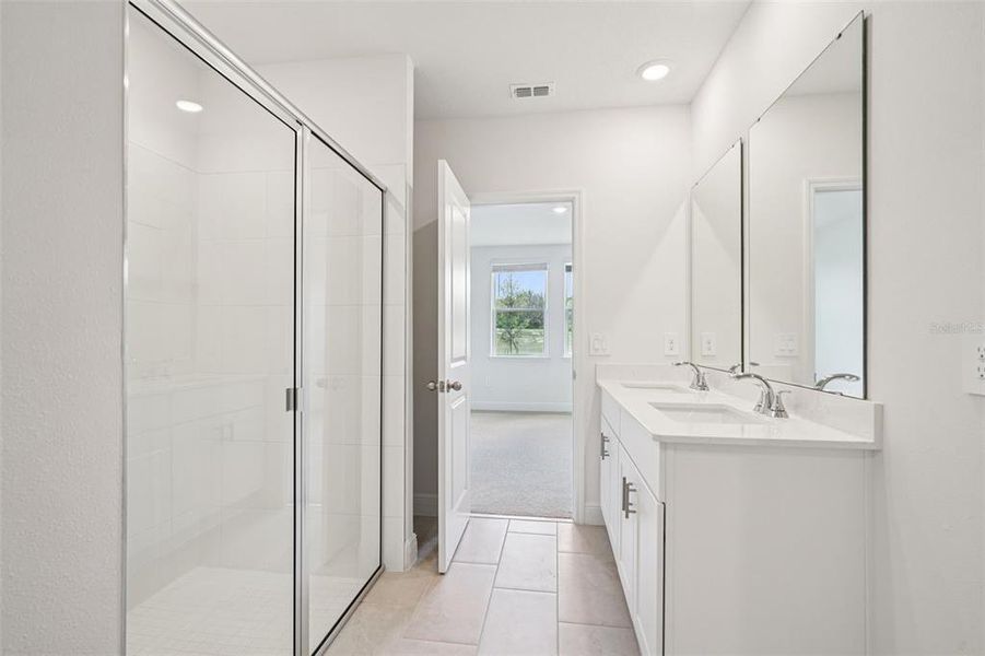 Furnished interior view inside a new home in The Reserve at Hammock Oaks - Signature Series, Lady Lake (Image 11).