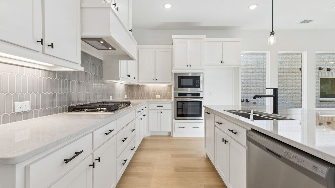 Representative furnished interior of a home built from the Chapelle III by Normandy Homes in Rainwater Crossing, Celina (Image 9).