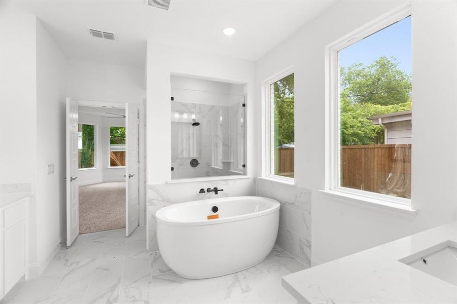 Furnished interior view inside a new home in , Fort Worth (Image 15). Furnished interior view inside a new home in , Fort Worth (Image 15).