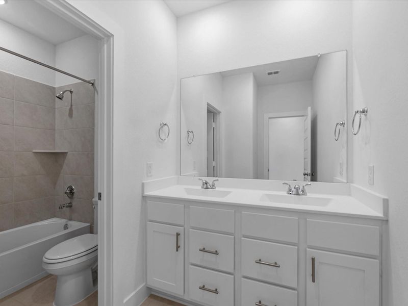 Furnished interior view inside a new home in Pecan Ridge, Fulshear (Image 6).