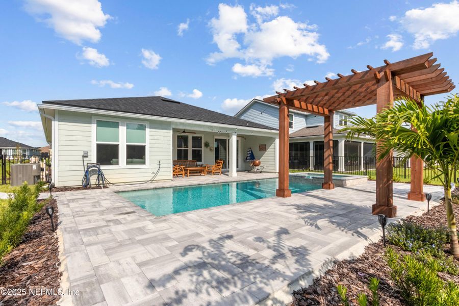 Front exterior of a new home in , Yulee, FL, highlighting curb appeal (Image 25). Front exterior of a new home in , Yulee, FL, highlighting curb appeal (Image 25).