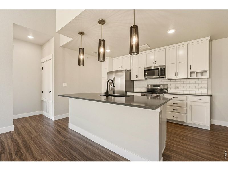 Furnished interior view inside a new home in The Lakes at Centerra, Loveland (Image 9).